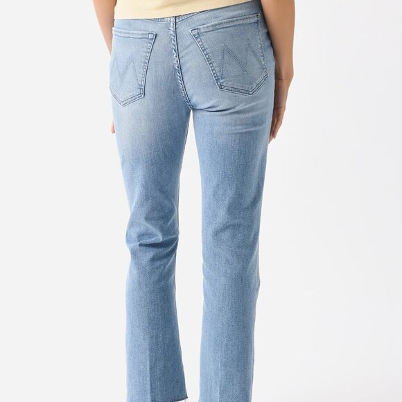 MOTHER Light Blue Straight Jeans - Picture 3 of 15